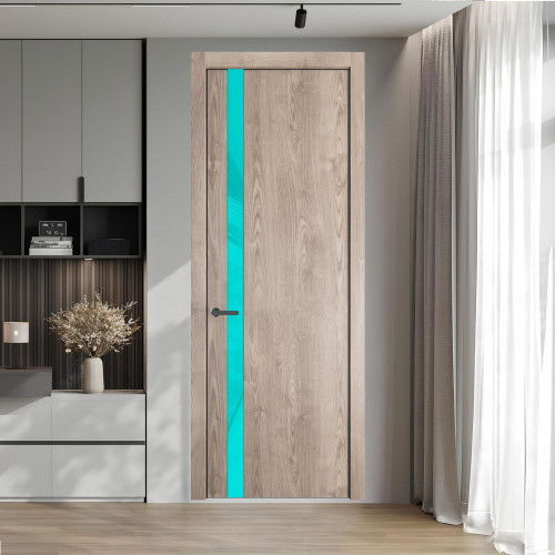 18 NE.O Дуб Сонома вставка Мята лак кромка Серая ночь ProfilDoors Orange