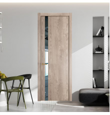 18 NE.O Дуб Сонома вставка Зеркало кромка Золото ProfilDoors Orange