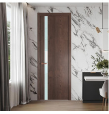 18 NE.O Дуб Тобакко вставка Белый лак кромка Медь ProfilDoors Orange