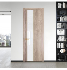 19 NE.O Дуб Сонома вставка Классик лак кромка Бронза ProfilDoors Orange