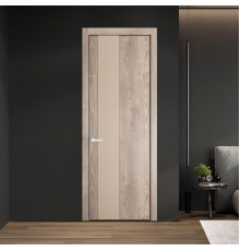 19 NE.O Дуб Сонома вставка Магнолия кромка Черный муар ProfilDoors Orange