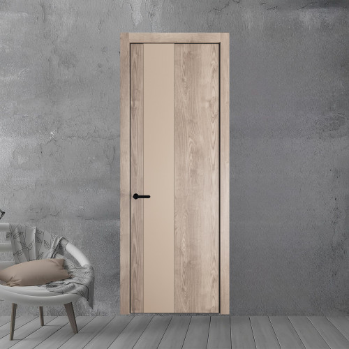 19 NE.O Дуб Сонома вставка Магнолия кромка Черный ProfilDoors Orange