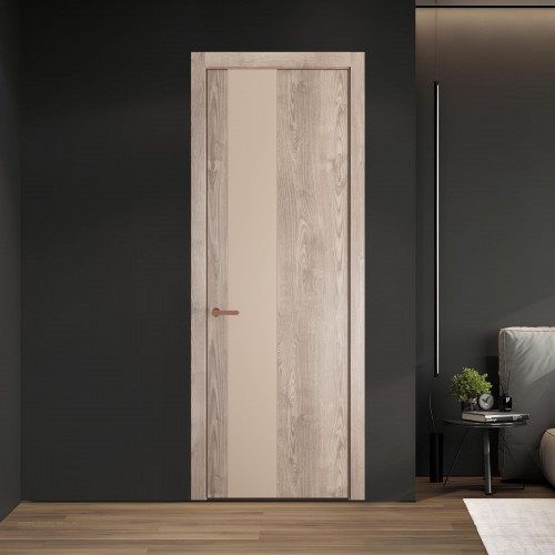 19 NE.O Дуб Сонома вставка Магнолия кромка Медь ProfilDoors Orange