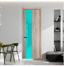 19 NE.O Дуб Сонома вставка Мята лак кромка Черный ProfilDoors Orange