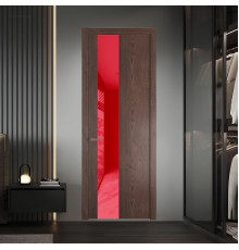 19 NE.O Дуб Тобакко вставка Красный лак кромка Медь ProfilDoors Orange