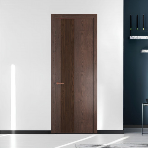 19 NE.O Дуб Тобакко вставка Орех Шоколад кромка Медь ProfilDoors Orange