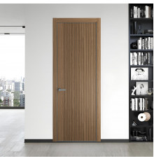 46 NE.O Дуб Мокко вставка Глухая кромка Серебро ProfilDoors Orange