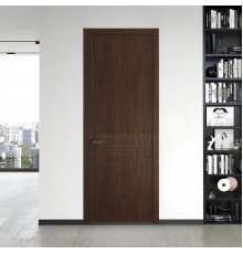 54 NE.O Орех Шоколад вставка Глухая кромка Серая ночь ProfilDoors Orange