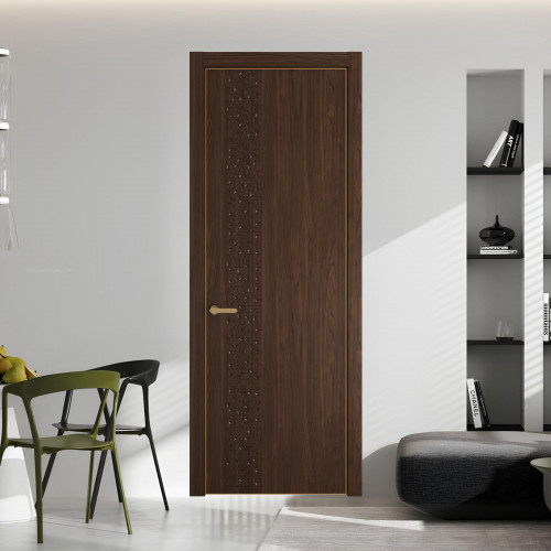 59 NE.O Орех Шоколад вставка Глухая кромка Золото ProfilDoors Orange
