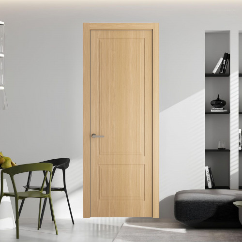 62 NE.O Дуб Натуральный вставка Глухая кромка Никель ProfilDoors Orange