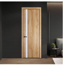 18 NE.O Дуб Карамель вставка Аляска кромка Черный ProfilDoors Orange