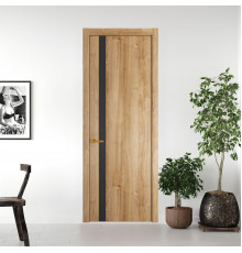 18 NE.O Дуб Карамель вставка Грей кромка Бронза ProfilDoors Orange