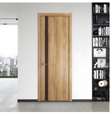 18 NE.O Дуб Карамель вставка Орех Шоколад кромка Шампань ProfilDoors Orange