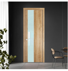 19 NE.O Дуб Карамель вставка Белый лак кромка Вайт ProfilDoors Orange