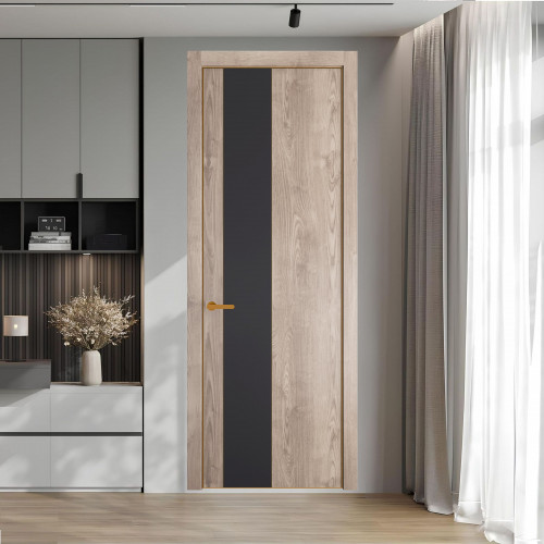 19 NE.O Дуб Сонома вставка Грей кромка Бронза ProfilDoors Orange