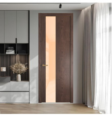 19 NE.O Дуб Тобакко вставка Бежевый лак кромка Золото ProfilDoors Orange