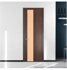 19 NE.O Дуб Тобакко вставка Монохром бежевый кромка Никель ProfilDoors Orange
