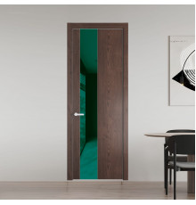 19 NE.O Дуб Тобакко вставка Зеленый лес лак кромка Вайт ProfilDoors Orange