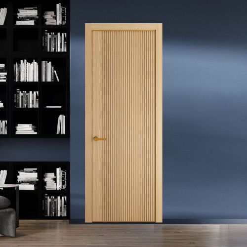 46 NE.O Дуб Натуральный вставка Глухая кромка Бронза ProfilDoors Orange