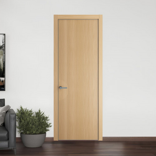 47 NE.O Дуб Натуральный вставка Глухая кромка Серебро ProfilDoors Orange