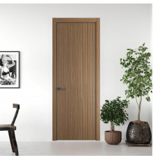 48 NE.O Дуб Мокко вставка Глухая кромка Серая ночь ProfilDoors Orange