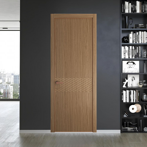54 NE.O Дуб Мокко вставка Глухая кромка Медь ProfilDoors Orange