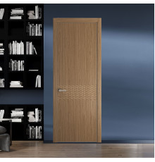 54 NE.O Дуб Мокко вставка Глухая кромка Никель ProfilDoors Orange