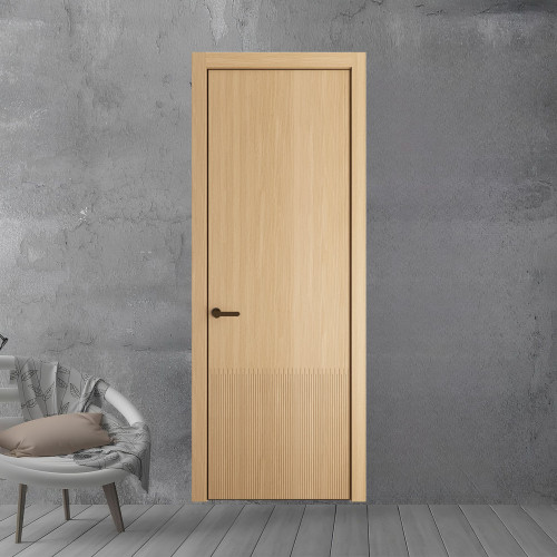 57 NE.O Дуб Натуральный вставка Глухая кромка Деорэ ProfilDoors Orange