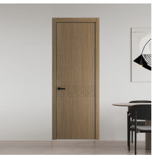 58 NE.O Дуб Мокко вставка Глухая кромка Черный ProfilDoors Orange