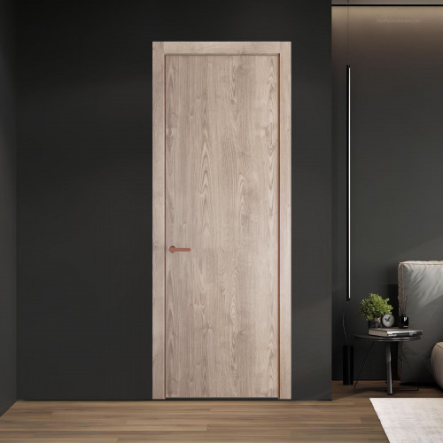 1 NE.O Дуб Сонома вставка Глухая кромка Медь ProfilDoors Orange