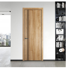 18 NE.O Дуб Карамель вставка Дуб Мокко кромка Серая ночь ProfilDoors Orange