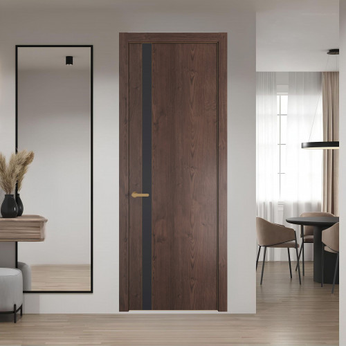 18 NE.O Дуб Тобакко вставка Грей кромка Золото ProfilDoors Orange