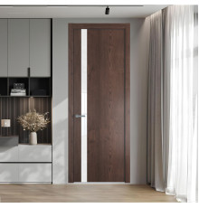 18 NE.O Дуб Тобакко вставка Классик лак кромка Серебро ProfilDoors Orange