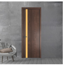 18 NE.O Дуб Тобакко вставка Монохром кремовый кромка Серая ночь ProfilDoors Orange