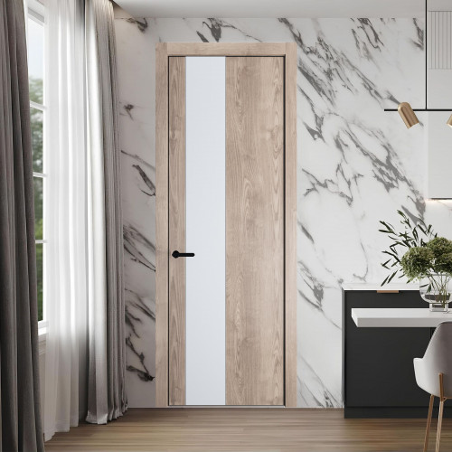 19 NE.O Дуб Сонома вставка Аляска кромка Черный ProfilDoors Orange