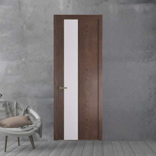 19 NE.O Дуб Тобакко вставка Дарк Вайт кромка Шампань ProfilDoors Orange