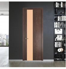 19 NE.O Дуб Тобакко вставка Монохром бежевый кромка Шампань ProfilDoors Orange