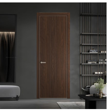 45 NE.O Орех Шоколад вставка Глухая кромка Никель ProfilDoors Orange