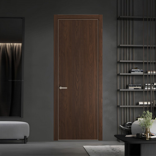 45 NE.O Орех Шоколад вставка Глухая кромка Никель ProfilDoors Orange