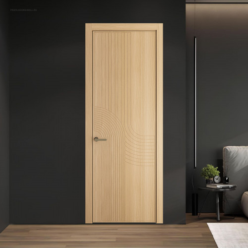 55 NE.O Дуб Натуральный вставка Глухая кромка Шампань ProfilDoors Orange