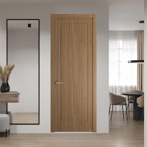 61 NE.O Дуб Мокко вставка Глухая кромка Золото ProfilDoors Orange