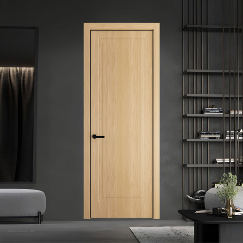 61 NE.O Дуб Натуральный вставка Глухая кромка Черный ProfilDoors Orange