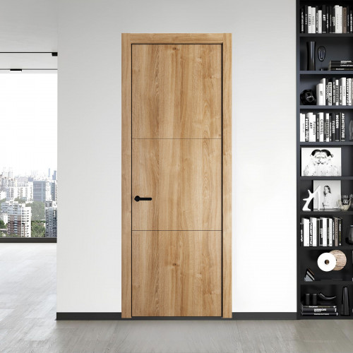 13 NE.O Дуб Карамель молдинг Черный кромка Черный ProfilDoors Orange