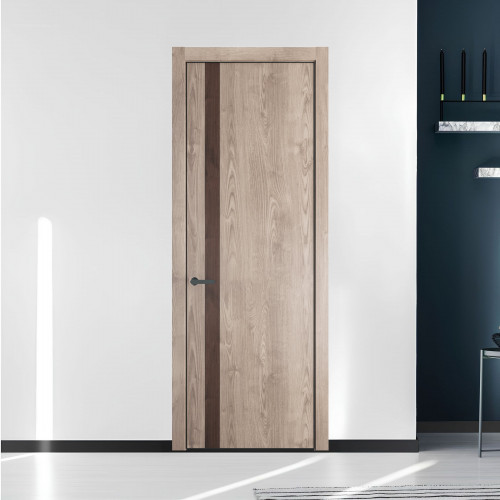 18 NE.O Дуб Сонома вставка Дуб Тобакко кромка Серая ночь ProfilDoors Orange
