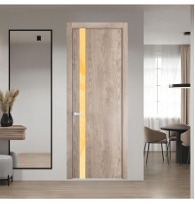 18 NE.O Дуб Сонома вставка Кремовый лак кромка Вайт ProfilDoors Orange