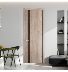 18 NE.O Дуб Сонома вставка Орех Шоколад кромка Черный муар ProfilDoors Orange