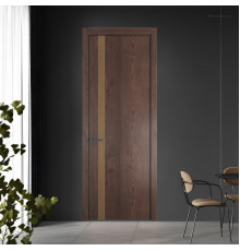 18 NE.O Дуб Тобакко вставка Дуб Мокко кромка Серая ночь ProfilDoors Orange