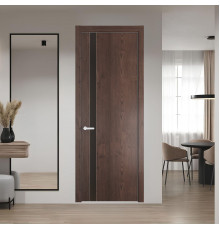 18 NE.O Дуб Тобакко вставка Монохром графит кромка Вайт ProfilDoors Orange