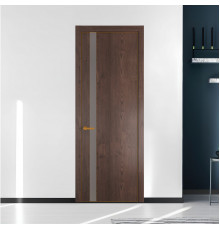 18 NE.O Дуб Тобакко вставка Монохром холодный серый кромка Бронза ProfilDoors Orange