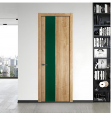 19 NE.O Дуб Карамель вставка Монохром зеленый лес кромка Серая ночь ProfilDoors Orange